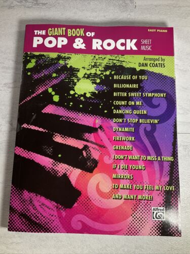 The Giant Book of Pop & Rock Sheet Music: Easy Piano (6922776707255)